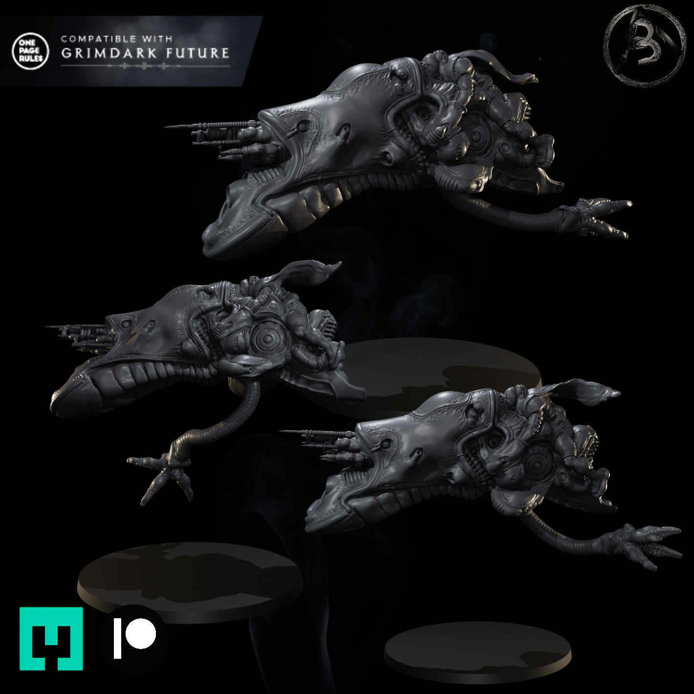 Pallid Dominion: Silphan Electronic Warfare JetBike (Ranger Edition)